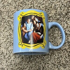 FRIENDS TV Show Coffee Tea Mug‎ Cup Blue 20oz Yellow Frame Silver Buffalo